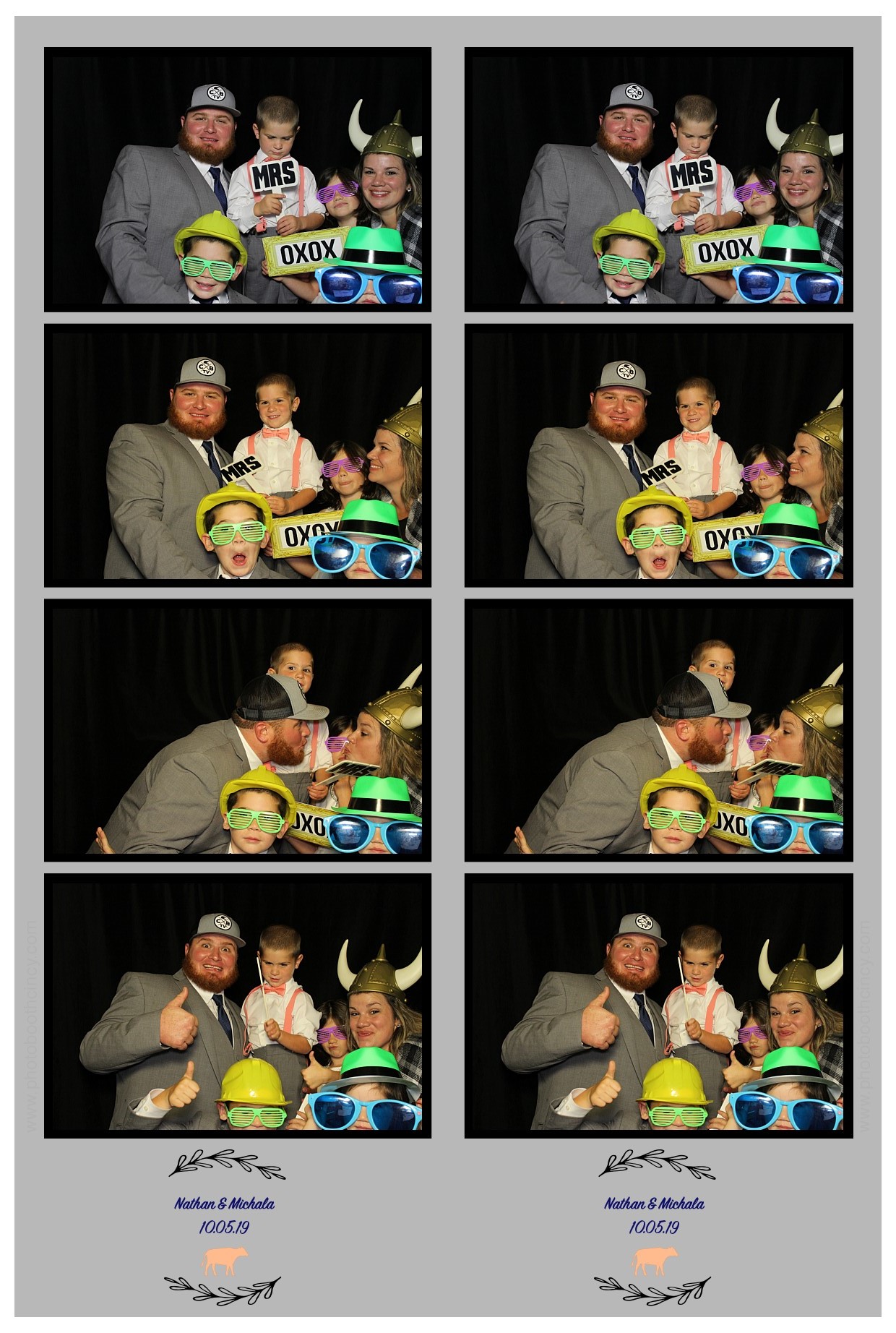 Michala Binkly & Nathan Hall Wedding Reception | View more photos from the event at gallery.photoboothcincy.com/u/PhotoBoothCincy/Michala-Binkly-Nathan-Hall-Wedding-Reception